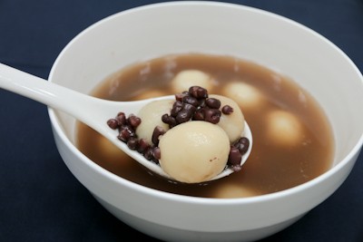 健康補血甜點食譜--相思黑白配(黑糖豆腐湯圓)