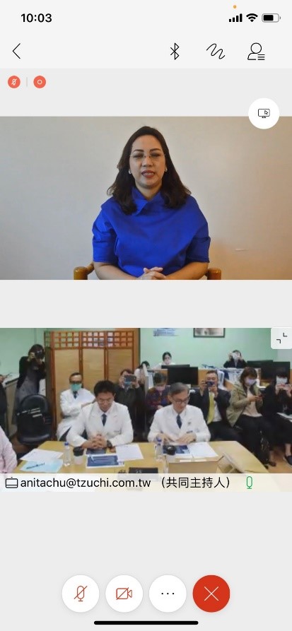 左圖:菲律賓前衛生部長、現任國會眾議員Dr. Loreto-Garin也親自為活動致詞。 左圖:菲律賓前衛生部長、現任國會眾議員Dr. Loreto-Garin也親自為活動致詞。